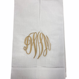 Whyte House Monograms - Linen Handtowel