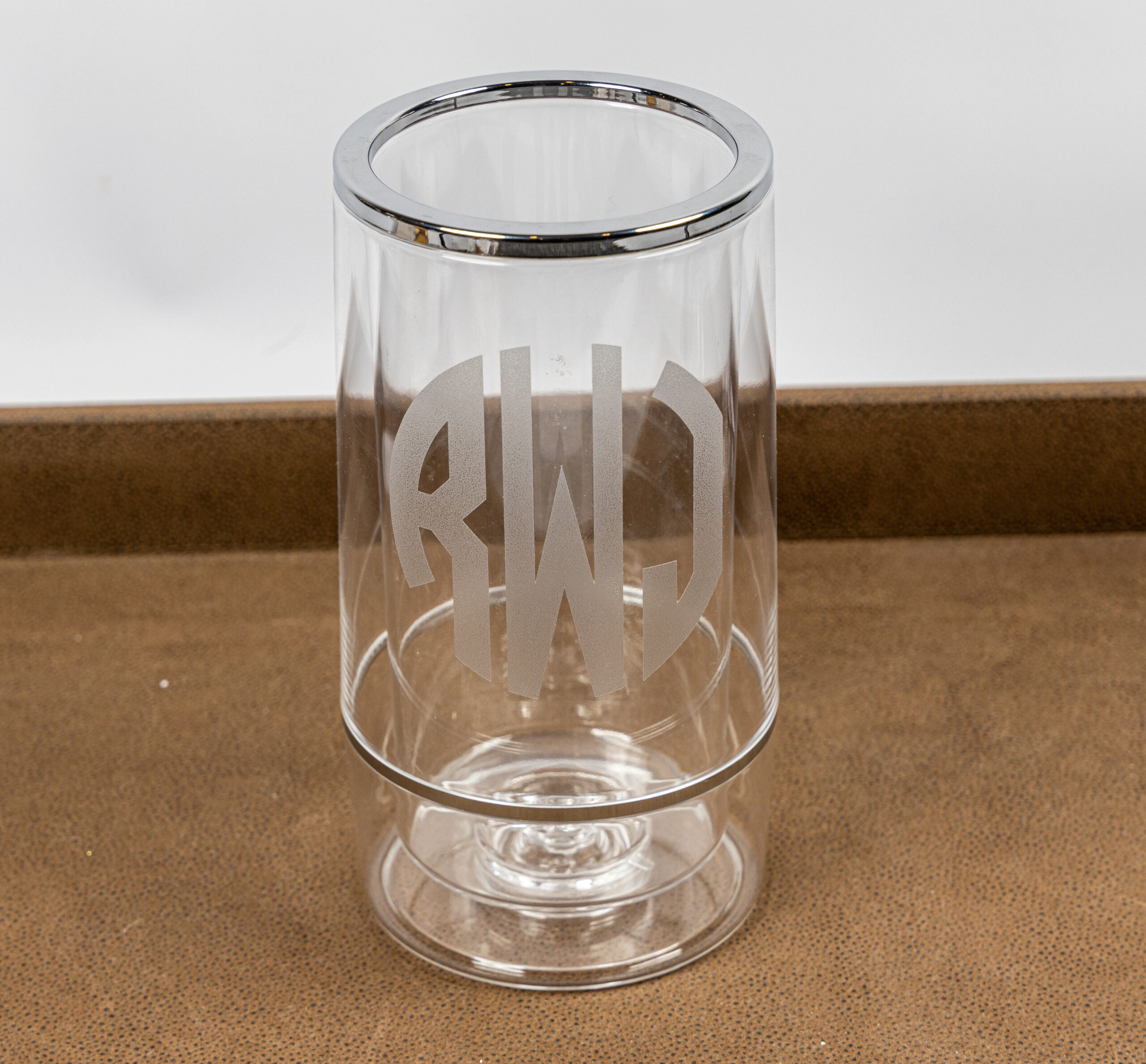 Whyte House Monograms - Acrylic Wine Cooler
