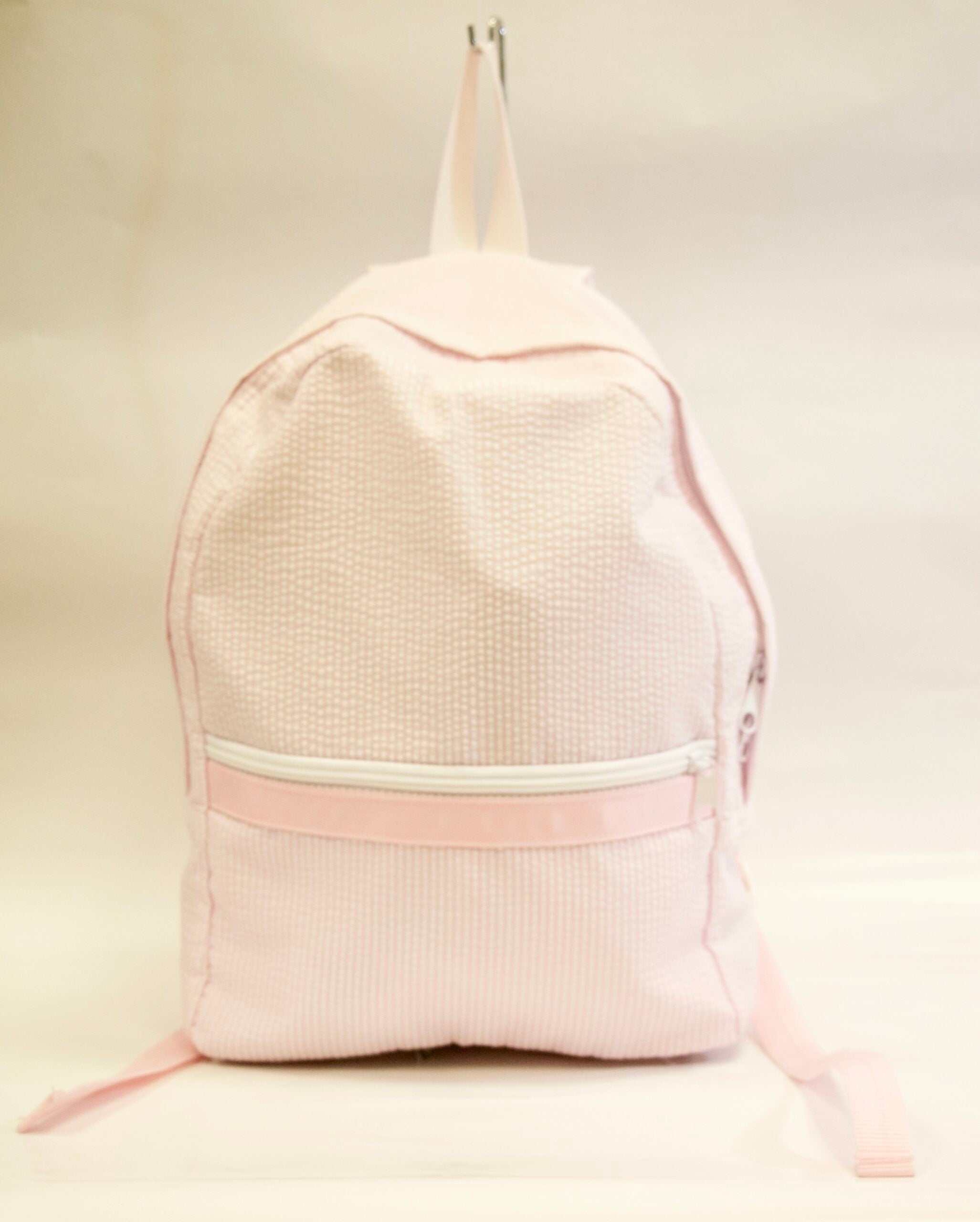 Whyte House Monograms - Seersucker Backpack