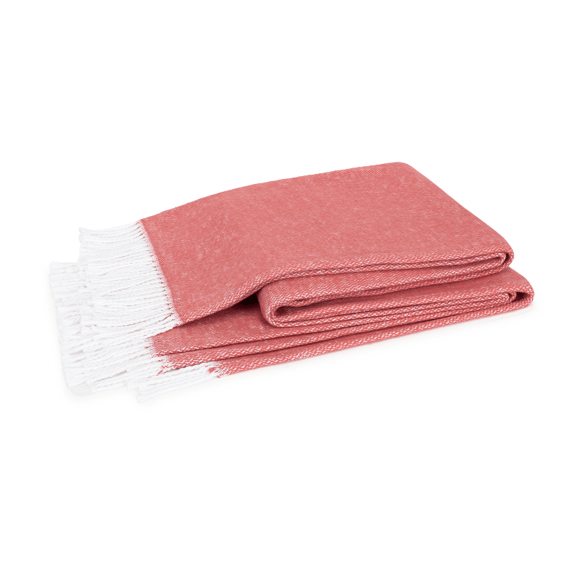 Whyte House Monograms - Pezzo Throw Coral