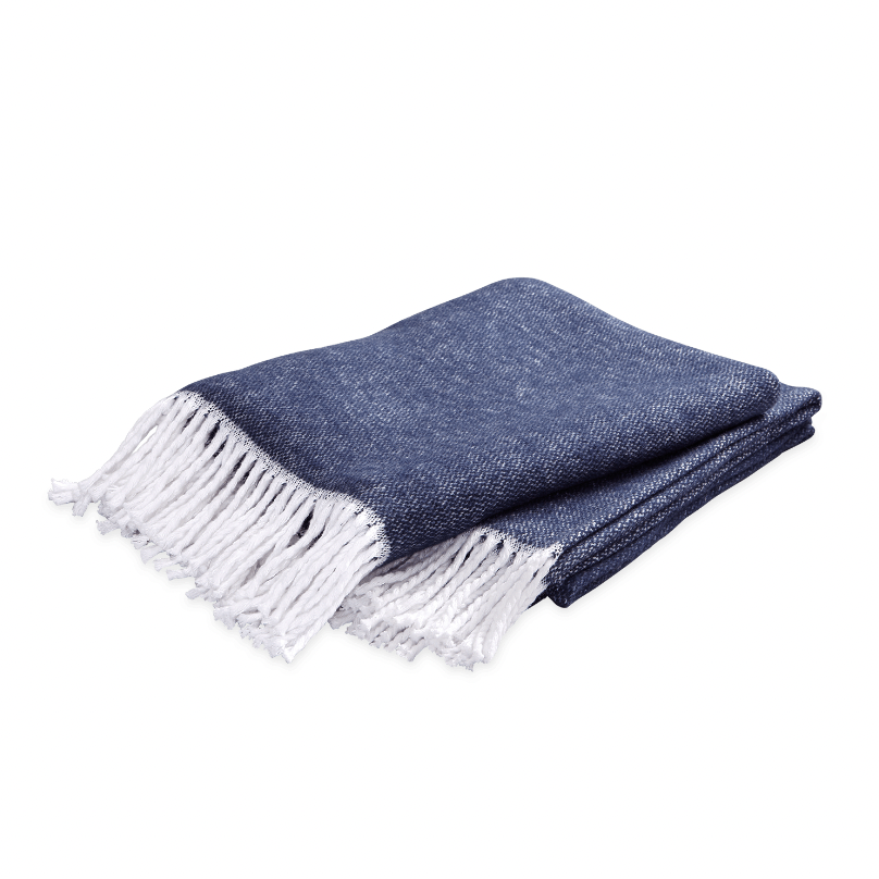 Whyte House Monograms - Pezzo Throw Navy