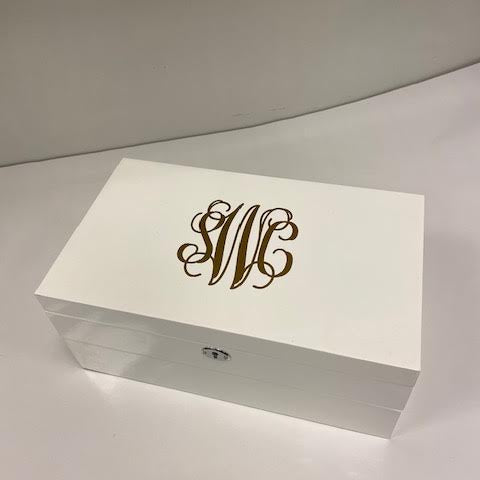 Whyte House Monograms - Stackable Jewelry Box