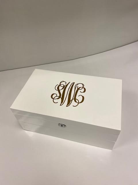 Whyte House Monograms - Stackable Jewelry Box