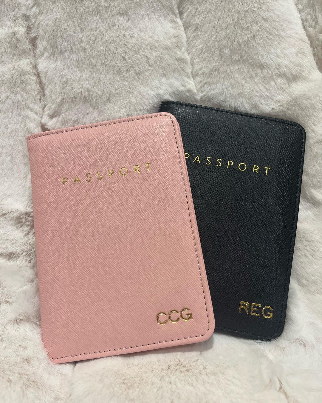 Whyte House Monograms - personalized passport case