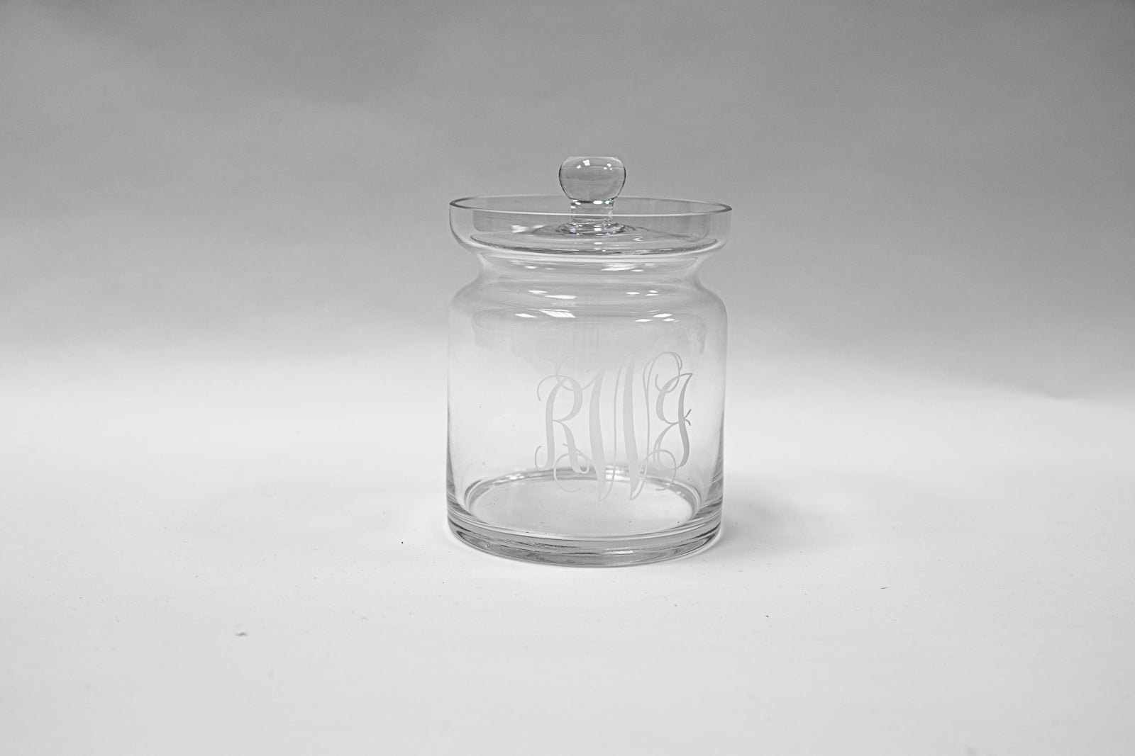 Whyte House Monograms - Crystal Jar