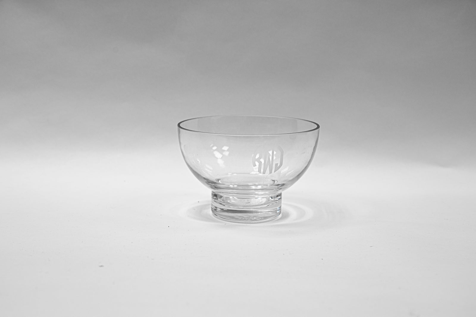 Whyte House Monograms - Crystal Nut Bowl