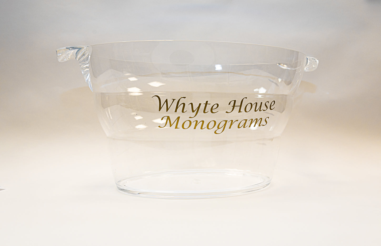 Whyte House Monograms - Acrylic Beverage Bucket