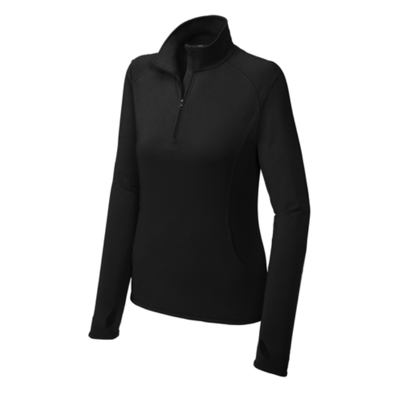 Whyte House Monograms - Zip Up Top Black