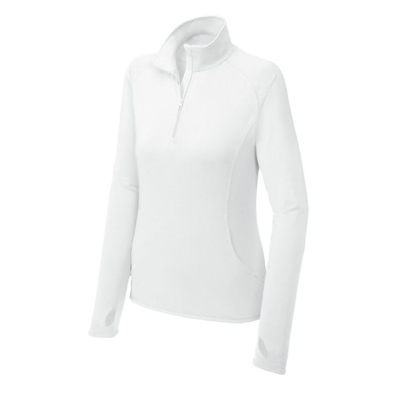Whyte House Monograms - Zip Up Top White